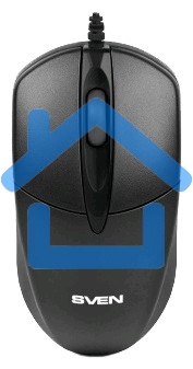 Мышь проводная SVEN RX-112 черный, 800 dpi, USB, кнопки - 3