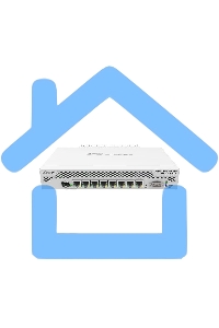 Маршрутизатор Mikrotik CCR1009-7G-1C-PC with Tilera Tile-Gx9 CPU (9-cores, 1Ghz per core), 1Gb RAM, 7xGbit LAN, 1x Combo port (1xGbit LAN or SFP), RouterOS L6, passive cooling desktop enclosure, rackmount ears, PSU