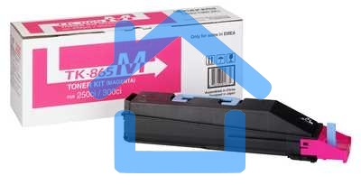 Картридж лазерный Kyocera TK-865M (1T02JZBEU0) пурпурный для TASKalfa 250ci/300ci 12000 стр.