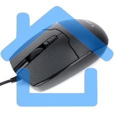 Мышь проводная Gembird MOP-430 черный, 1600 dpi, USB, кнопки - 4