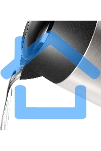 Чайник электрический Bosch TWK3P420 1.7л. 2400Вт черный (корпус: нержавеющая сталь)