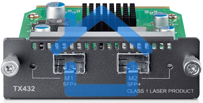Модуль SFP TP-LINK TX432 10-гигабитный 2-портовый модуль SFP+