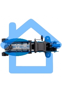 Домкрат STELS 51132гидравлический подкатной с фиксатором 2.5 т safety pin 140-385мм в кейсе