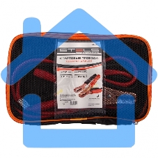 Провода стартовые, 200 А, 2,3 м, сумка на молнии Stels 55917