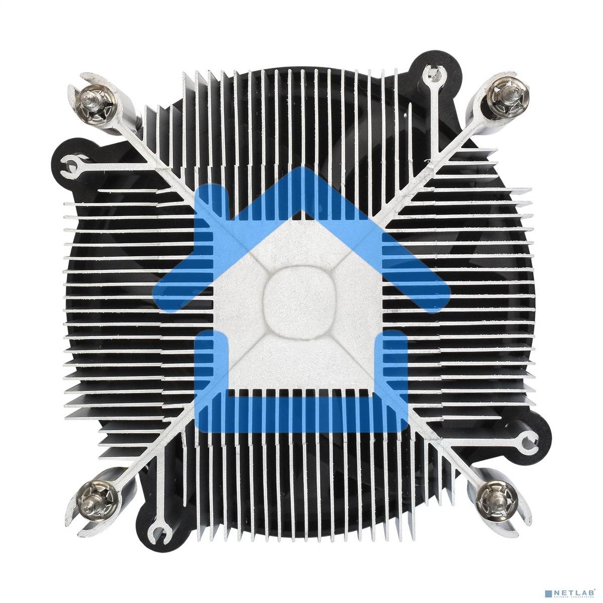 Кулер для процессора ExeGate ETA-20.PWM.V1700 серебристый, 90 мм, алюминий, 2600 об/мин, 23.5 дБ, 4 pin, 90 Вт, 60 мм