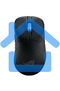 Мышь беспроводная/проводная ASUS ROG Keris II ACE черный, 42000 dpi, радиоканал, Bluetooth, USB, кнопки - 6