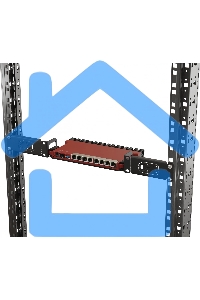 Маршрутизатор MikroTik L009UiGS-RM, 8*1Gbit, 1*SFP 2.5Gbit(вилка US)