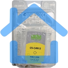 Картридж струйный Cactus CS-C4913 №82 желтый (72 мл) для HP Design Jet 500/800C