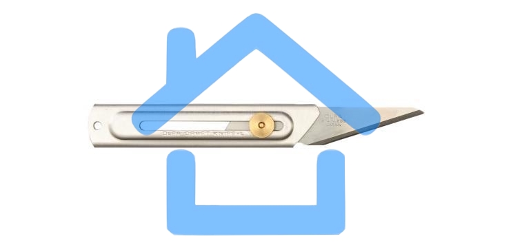 Нож OLFA хозяйственный с выдвижным лезвием, корпус и лезвие из нержавеющей стали, 20мм OL-CK-2