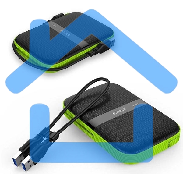 Внешний жесткий диск Silicon Power USB 3.0 2Tb A60 SP020TBPHDA60S3K Armor 2.5