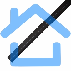 Термоусаживаемая трубка клеевая Rexant 52,0/13,0 мм, (4:1) черная, упаковка 2 шт. по 1 м