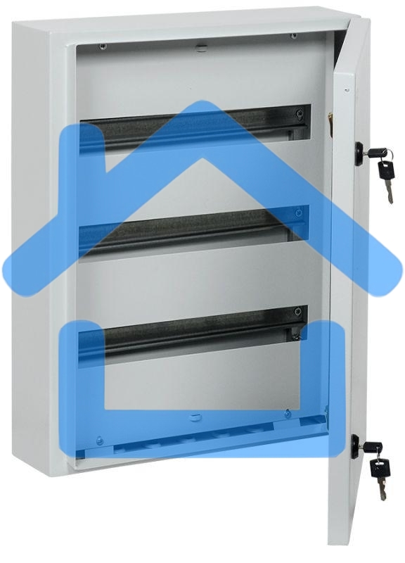 Корпус металлический ЩРн-54з-0 У2 IP54 IEK MKM11-N-54-54-Z