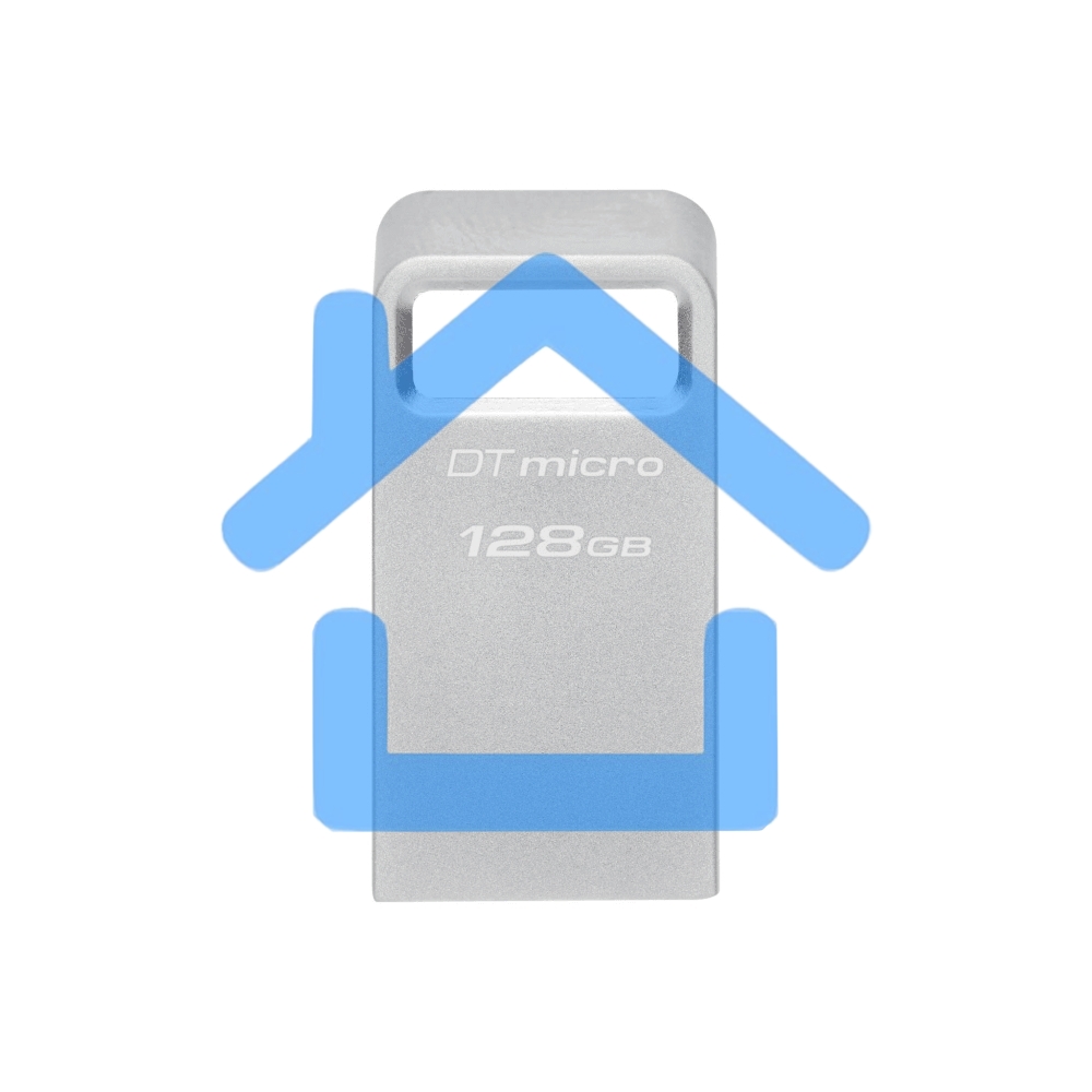 Флешка USB R/W Kingston 128Gb DataTraveler Micro DTMC3G2/128Gb USB3.0 серебристый