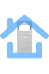 Флешка USB Kingston 128 Gb DataTraveler Micro DTMC3G2/128 Gb USB 3.0 серебристый