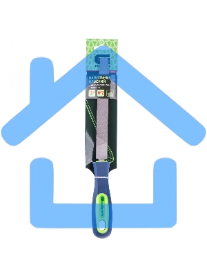 Напильник СИБРТЕХ, 150 мм плоский, двухкомпонентная рукоятка, №2 16224