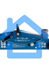 Домкрат STELS 51132гидравлический подкатной с фиксатором 2.5 т safety pin 140-385мм в кейсе