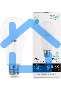 Лампа светодиодная LED Gauss Elementary A67 35Вт E27 4100К