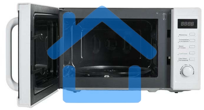 Микроволновая печь Midea AM820CUK-W белый, 20 л, 800 Вт, переключатели - поворотный механизм/кнопки