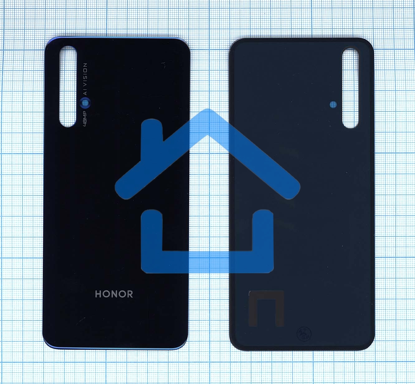 Задняя крышка для Huawei Honor 20 синяя