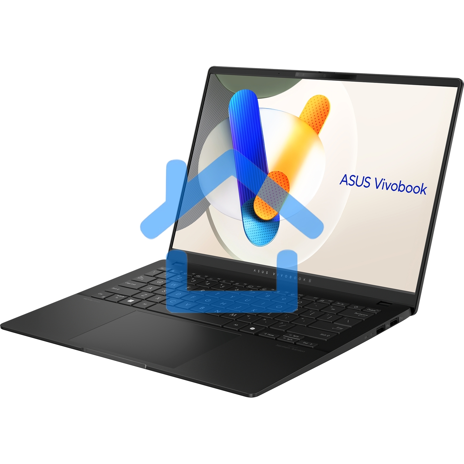 Ноутбук Asus VivoBook S14 OLED M5406NA-QD109 Ryzen 5 7535HS 16Gb SSD1Tb AMD Radeon 14