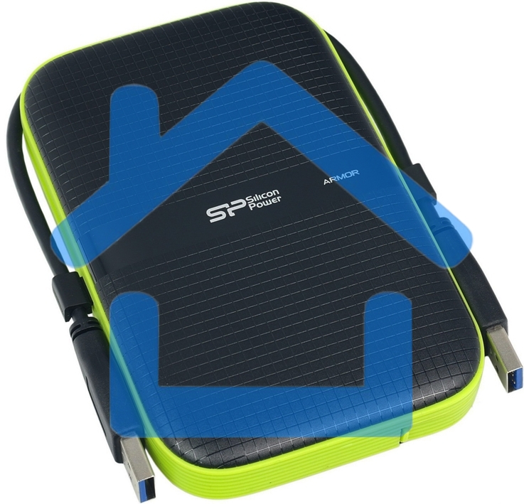 Внешний жесткий диск Silicon Power USB 3.0 2Tb A60 SP020TBPHDA60S3K Armor 2.5