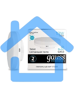Лампа светодиодная Gauss Elementary GX53 13Вт 4100К