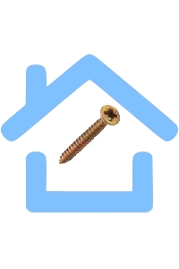 Саморез универсальный KRANZ 3.5х35, желтый цинк, короб (200 шт./уп.)