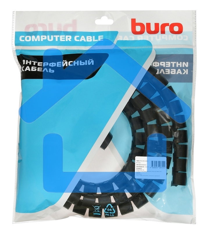 Кабельный органайзер Buro BHP CG252B Spiral Hose 25x2000mm черный