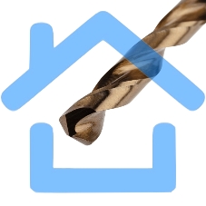 Сверло по металлу KRANZ Кобальт 12 мм, сталь HSS-Co 5 % M35 P6M5K5 DIN 338