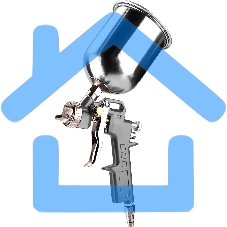 Краскопульт пневматический с верхним бачком DEKO DKSG01 500 мл, металл 018-1100