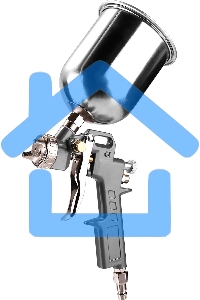 Краскопульт пневматический с верхним бачком DEKO DKSG01 500 мл, металл 018-1100