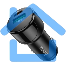 Автомобильная зарядка (от прикуривателя) HOCO Z42, PD20, QC3.0, один порт USB, один порт Type-C, черный