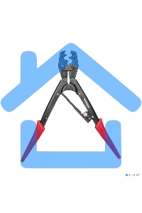 Кримпер Rexant HT-25 L для обжима неизолированных наконечников и гильз 6.0-26.0 мм²