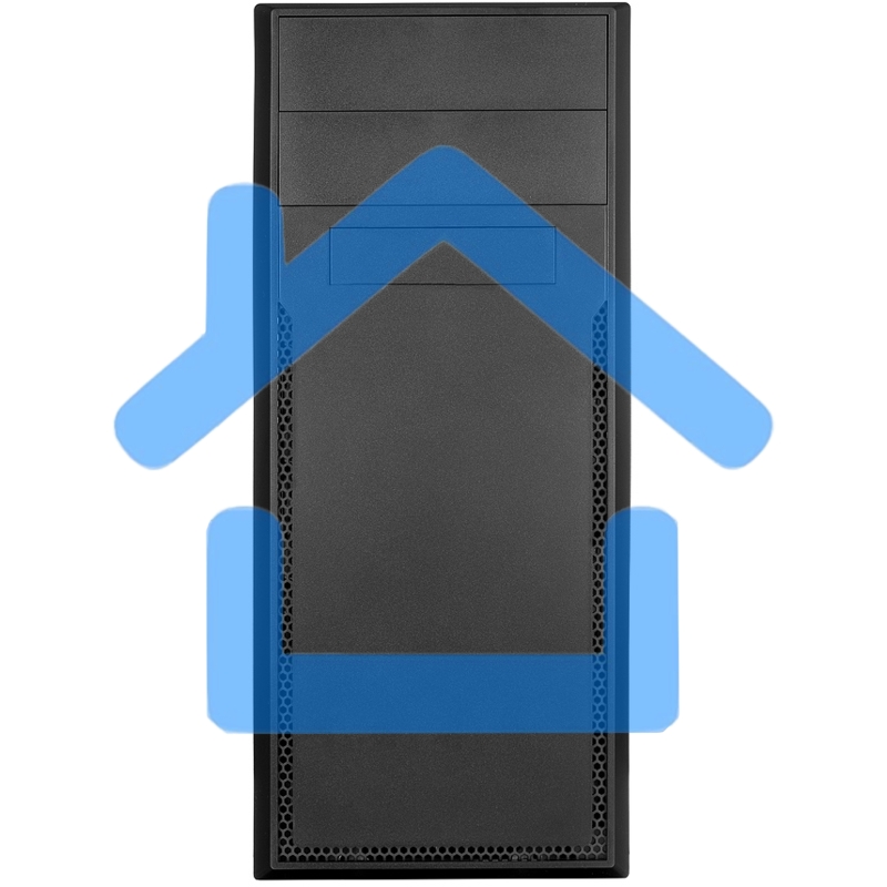 Компьютерный корпус без блока питания Foxline FL-302, ATX, 2x5.25EXT, 1x3.5EXT, 4x3.5INT, 2xUSB 2.0, HDA, w/o FAN, w/o PSU, NO pwr cord