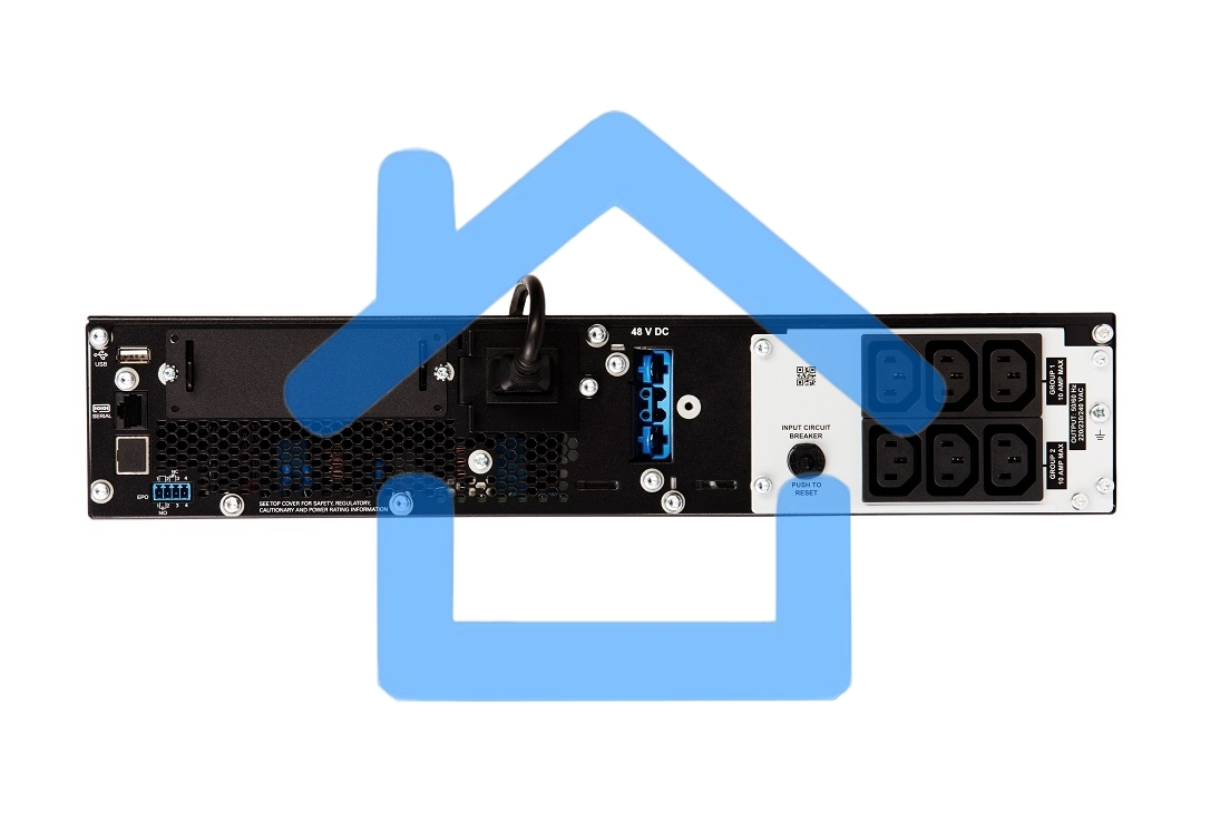 Источник бесперебойного питания APC Smart-UPS SRT SRT1500RMXLI 1500Вт 1500ВА черный