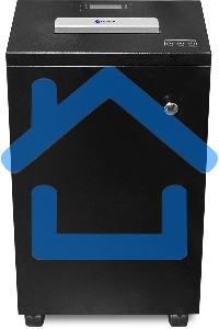 Шредер Heleos УО55-7 черный (секр.P-7) фрагменты 7лист. 55лтр.