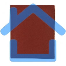 Шлифлист Matrix на бумажной основе, P 600, 230x280 мм, 10 шт., водостойкий