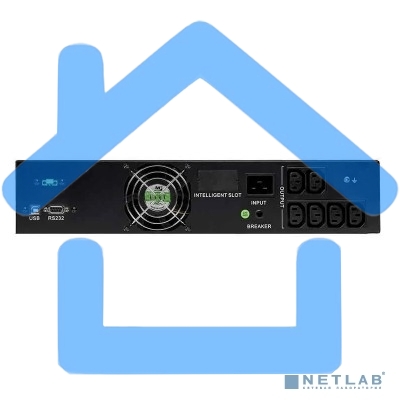Источник бесперебойного питания Systeme Electriс Smart-Save SMT, 2000VA/1320W, RM 2U, Line-Interactive, LCD, Out: 230V 6xC13, SNMP Intelligent Slot, USB, RS-232