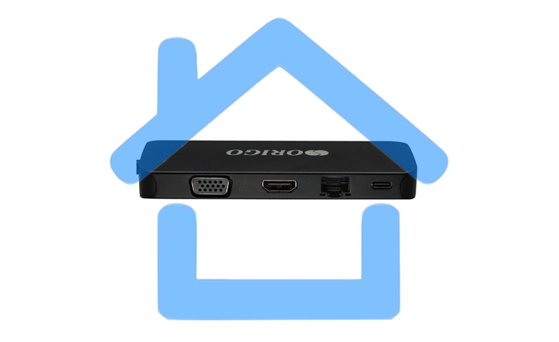Док-станция ORIGO USB-C, 4xUSB 3.0, 1xUSB-C/PD 3.0, 1x1000Base-T, 1xHDMI, 1xVGA, слот SD/TF/microSD, 1x3,5мм TRRS