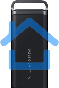 Внешний SSD Samsung T5 EVO, 2TB, USB 3.2 Gen 1 Type-C, R/W 460/460, черный