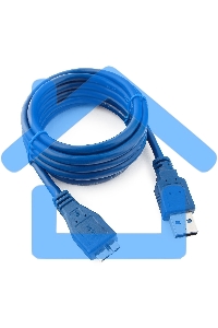 Кабель USB 3.0 для соед. 1.8м А-microB (5 pin) Gembird PRO позол.конт., пакет CCP-mUSB3-AMBM-6