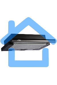 Вытяжка встраиваемая Elikor Интегра 60П-400-В2Л черный, 60 см, 400 куб. м/ч, 55 дБ