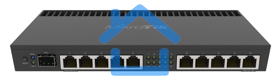 Маршрутизатор 1000M 10PORT 1SFP+ RB4011IGS+RM MIKROTIK