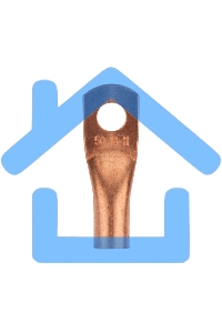 Наконечник медный ТМ 50-10-11 (50мм² - Ø11мм) (в упак. 50 шт.) Rexant