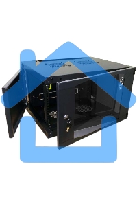 Шкаф настенный Lanmaster Next TWT-CBWNG-12U-6X4-BK 12U 550x450мм пер.дв.стекл съемные бок.пан. 60кг черный