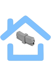 Строительно-монтажная клемма СМК 224-201 для светильника на 2 проводника (1,0-2,5)/(0,5-2,5) мм² (5 шт./уп.) Rexant