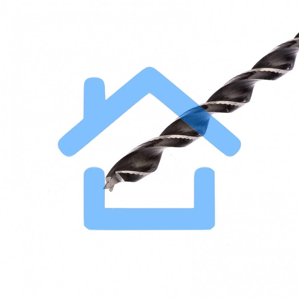 Сверло по дереву, 10х300 мм, цилиндрический хвостовик Сибртех