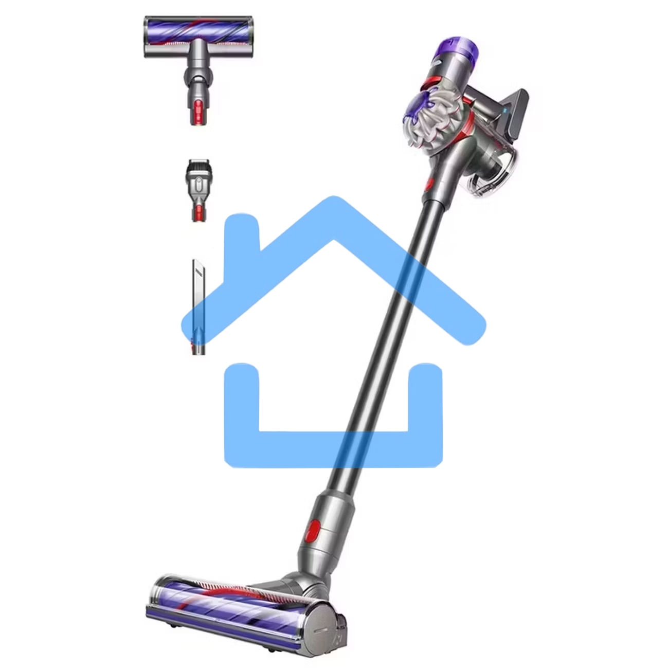 Пылесос Dyson V8 Advanced Silver/Nickel EU