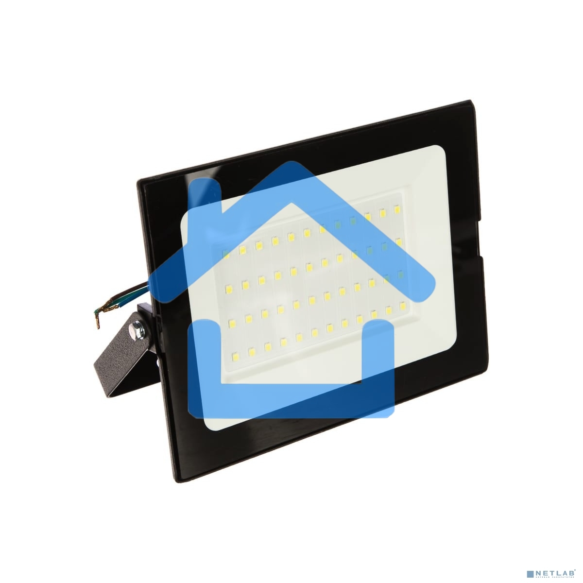 Прожектор светодиодный ULTRAFLASH 12317 LFL-5001 C02 черный LED SMD 50Вт 230В 6500К