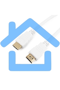 Кабель Cablexpert HDMI CC-HDMI4-W-10, 19M/19M, v2.0, медь, позол.разъемы, экран, 3 м, белый, пакет